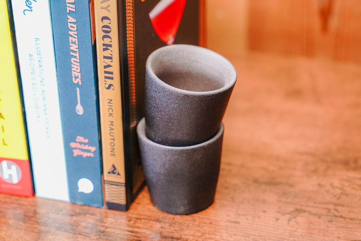 Sleek Matte Stoneware Shot Glasses – Online Only