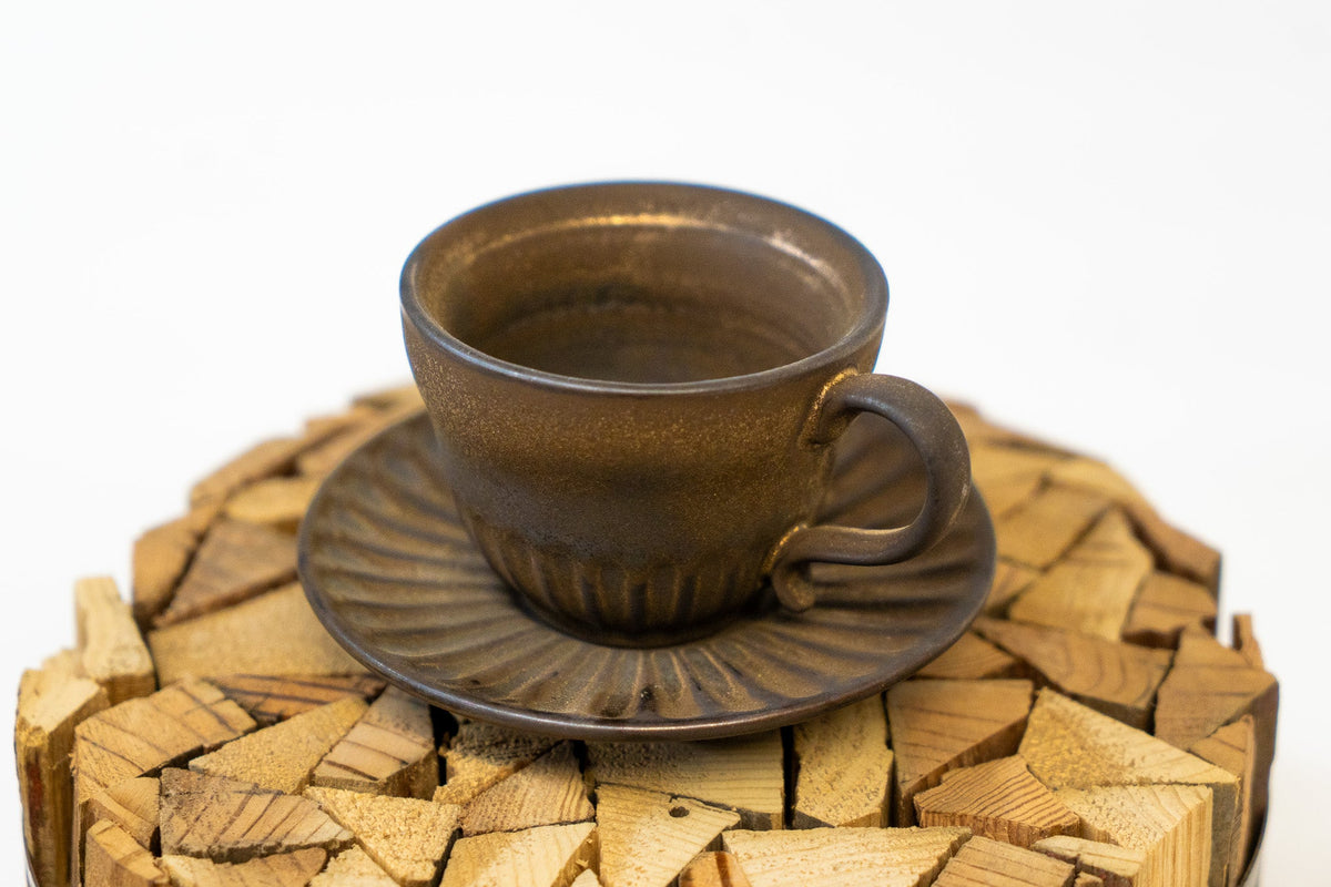 Rustic Ribbed Espresso Set – Online Only