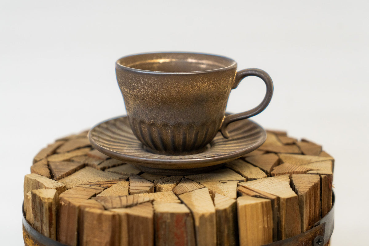 Rustic Ribbed Espresso Set – Online Only