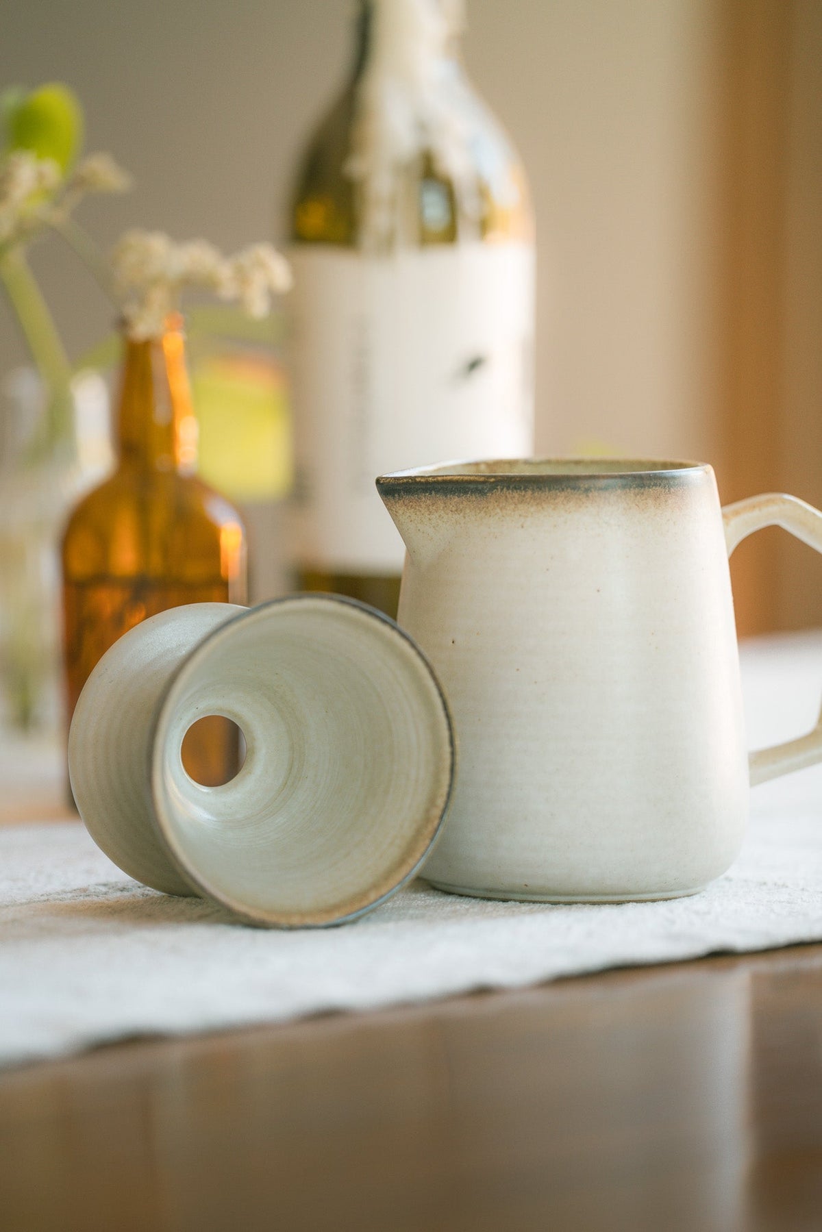 Earthy Stoneware Pour Over Set – Online Only