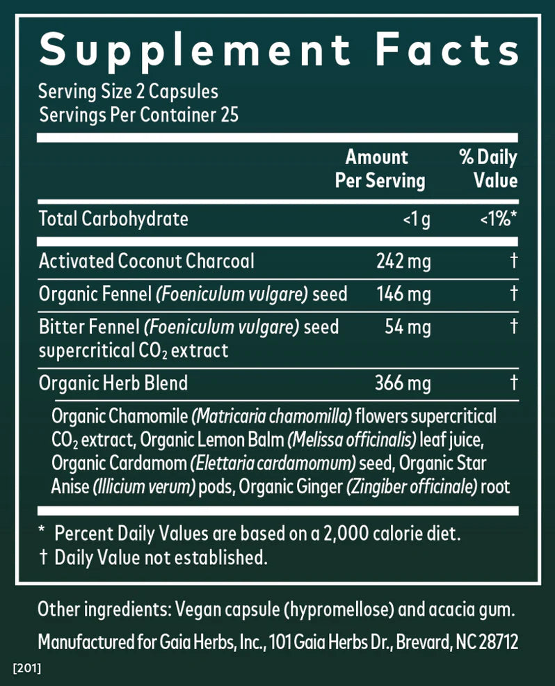 Gaia Herbs: Gas and Bloating Capsules