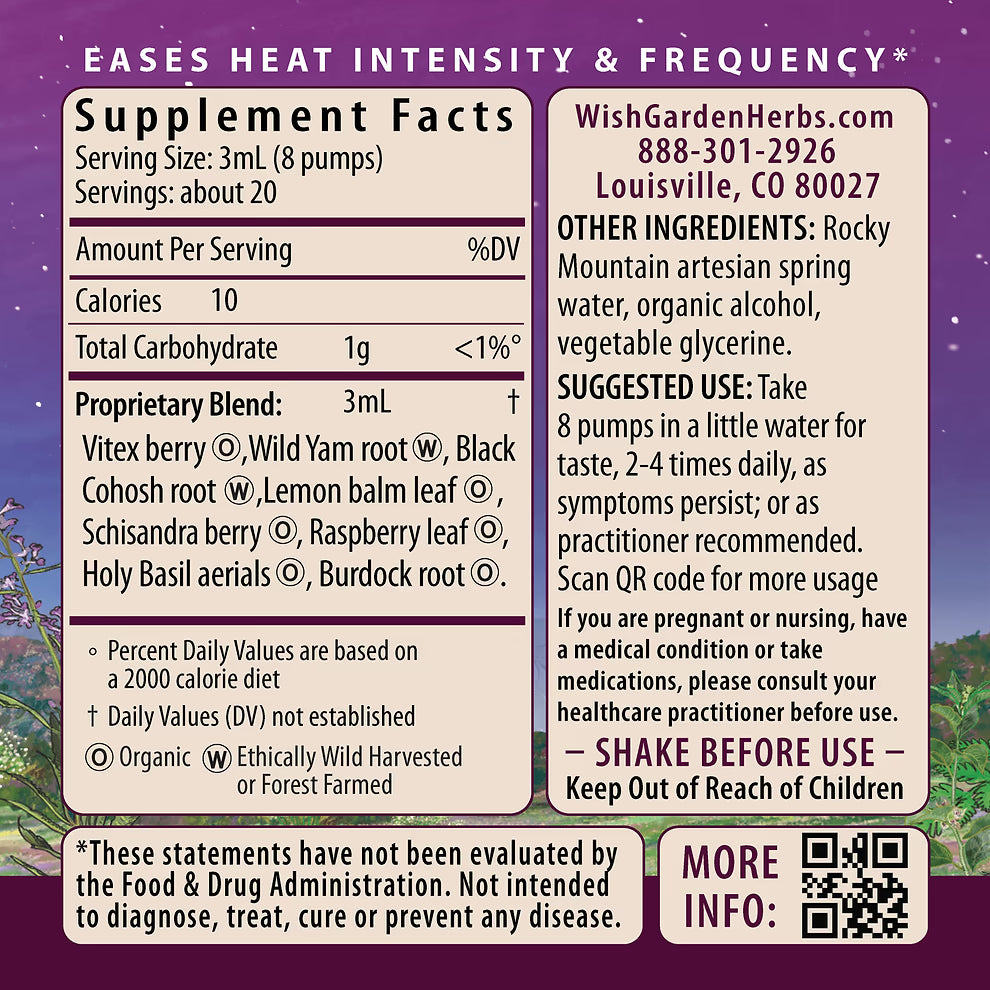 WishGarden Herbs: Hot Flash Tamer (2oz)