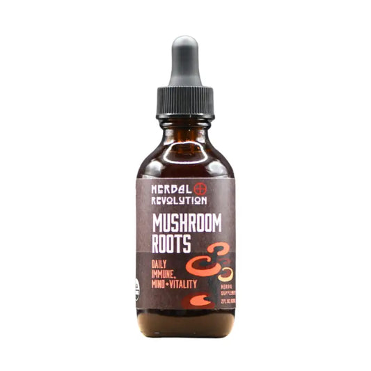 Herbal Revolution: Mushroom Roots - Daily Immune + Mind + Vitality Elixir (2 oz)