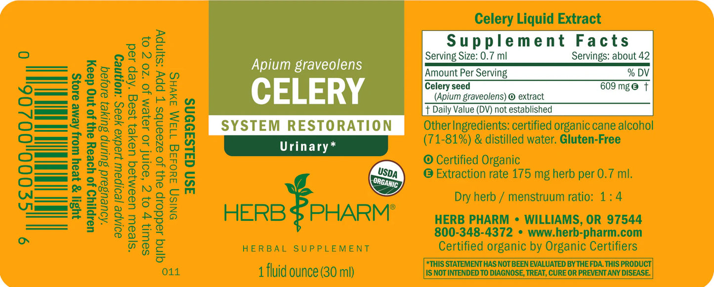 Herb Pharm: Celery (1 fl oz)