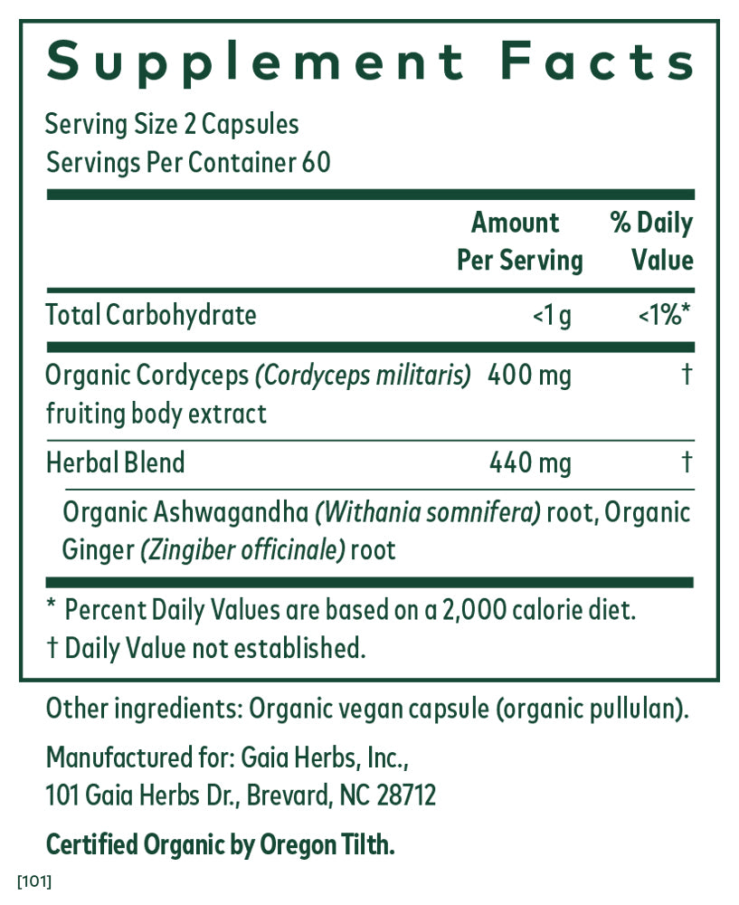 Gaia Herbs Pro: Adaptogen Performance (120 capsules)