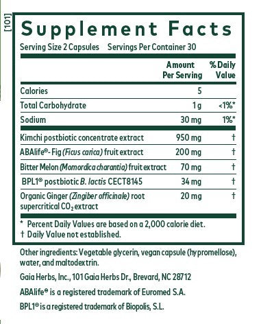 Gaia Herbs Pro: Glycemic Formula