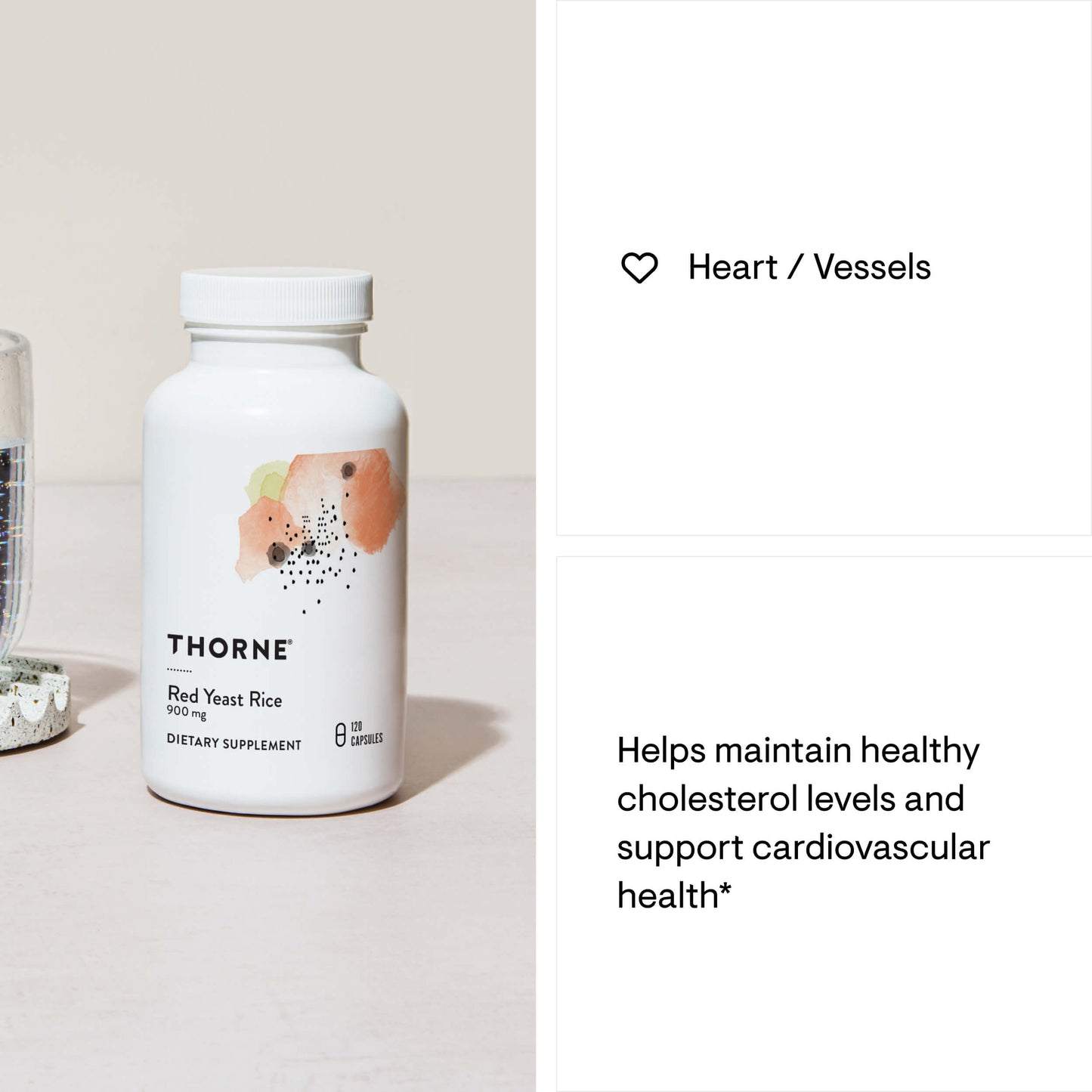 Thorne: Red Yeast Rice + CoQ10 (120 capsules)