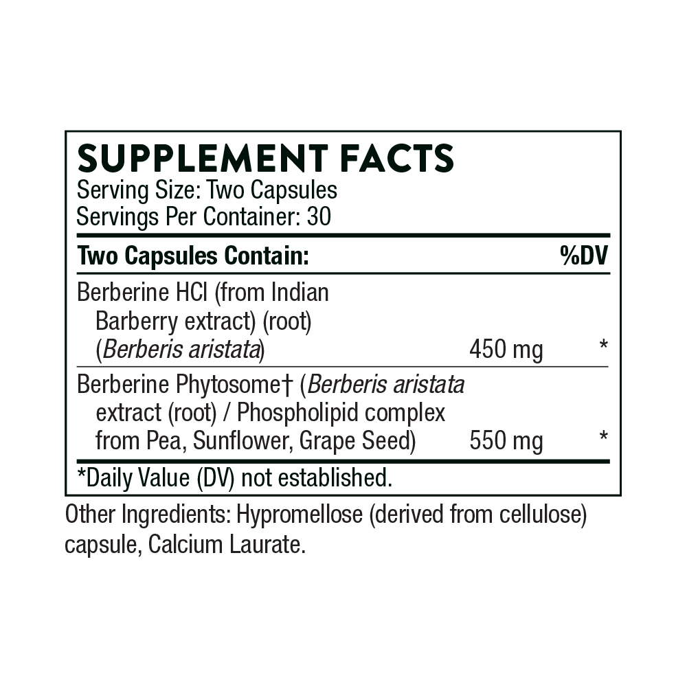 Thorne: Berberine - (60 capsules)