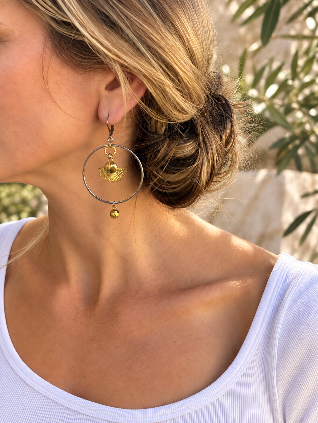SAMALA SUN HOOPS – Online Only