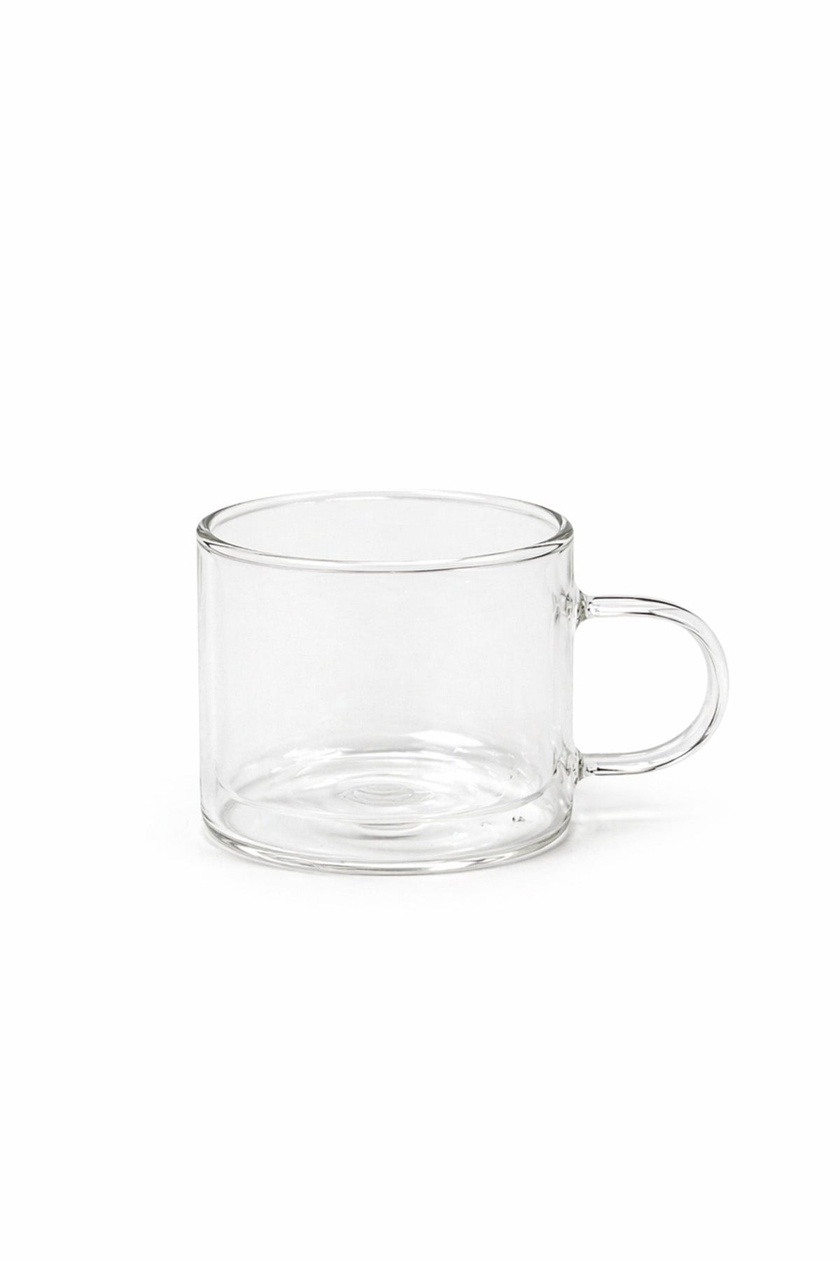 Straight Edge Double Walled Glass Tea Mug – Online Only