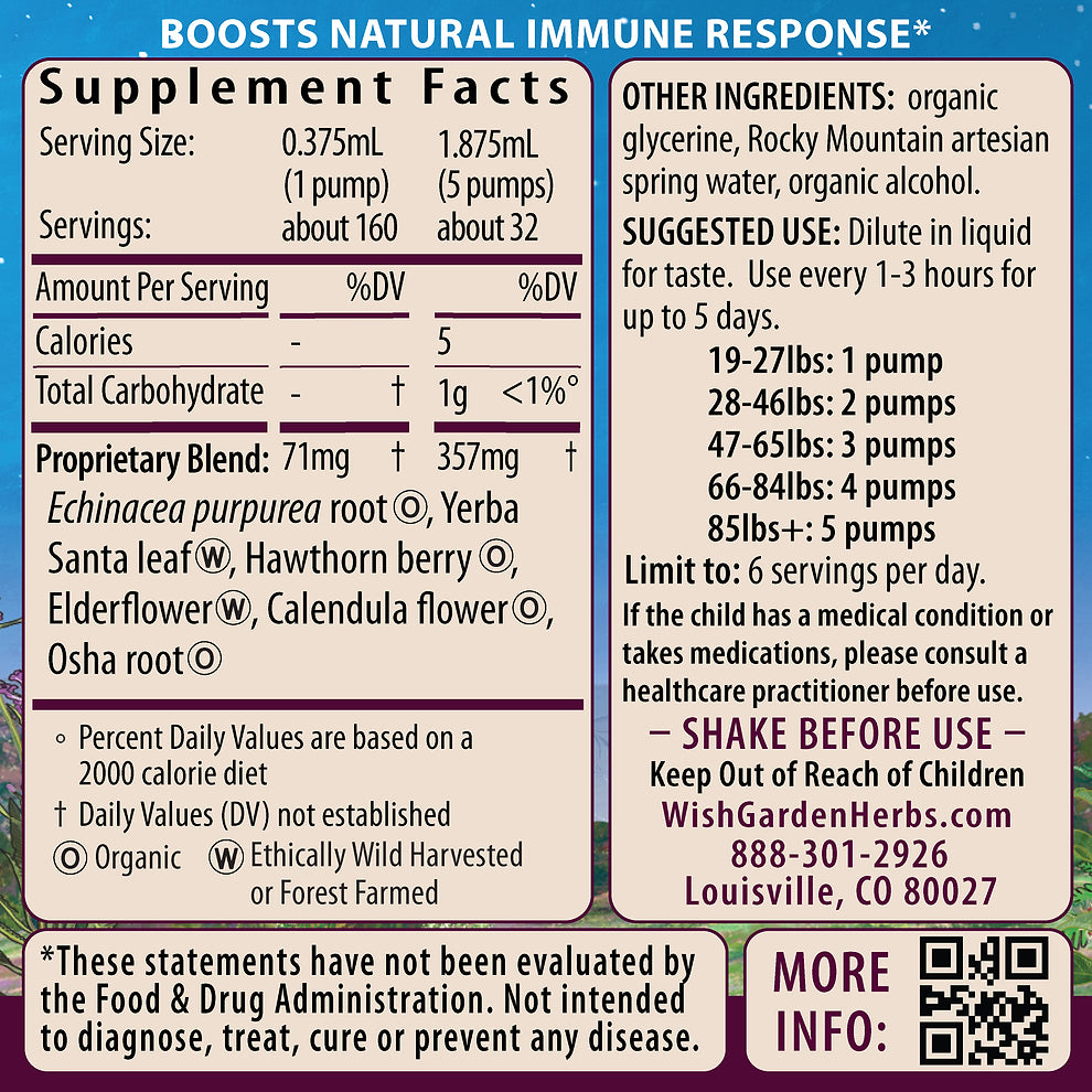 Wishgarden Herbs: Kick-It Immune, KIDS (2 oz)
