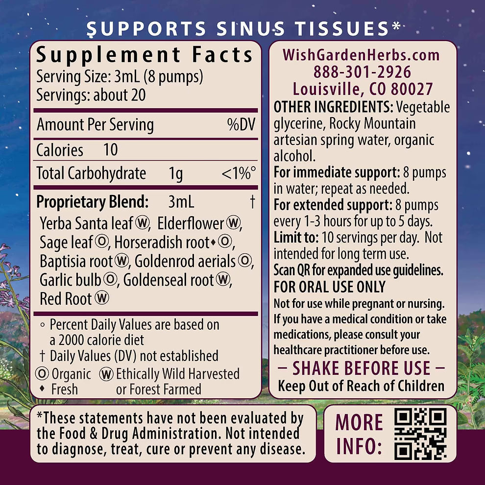 Wishgarden Herbs: Kick-Ass Sinus (2 oz)