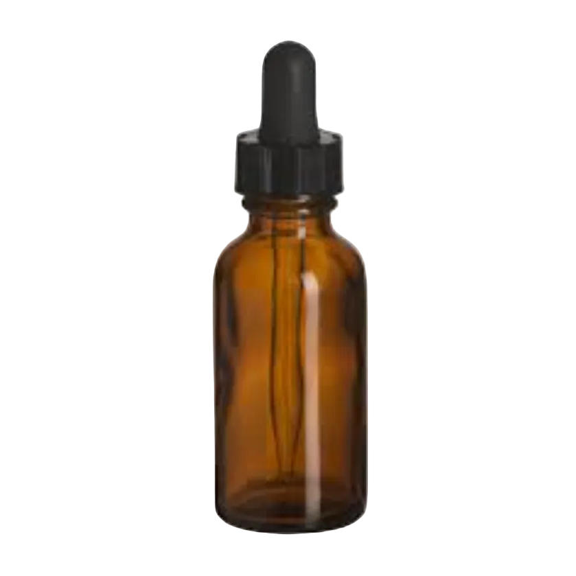 Amber Bottle - 2 oz