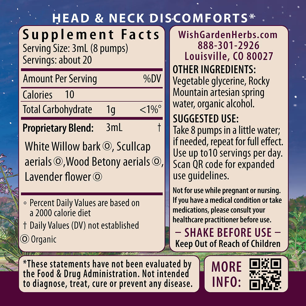 WishGarden Herbs: Cranial Comfort (2 oz)
