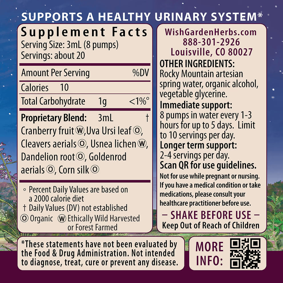WishGarden Herbs: Urinary Strength (2 oz)