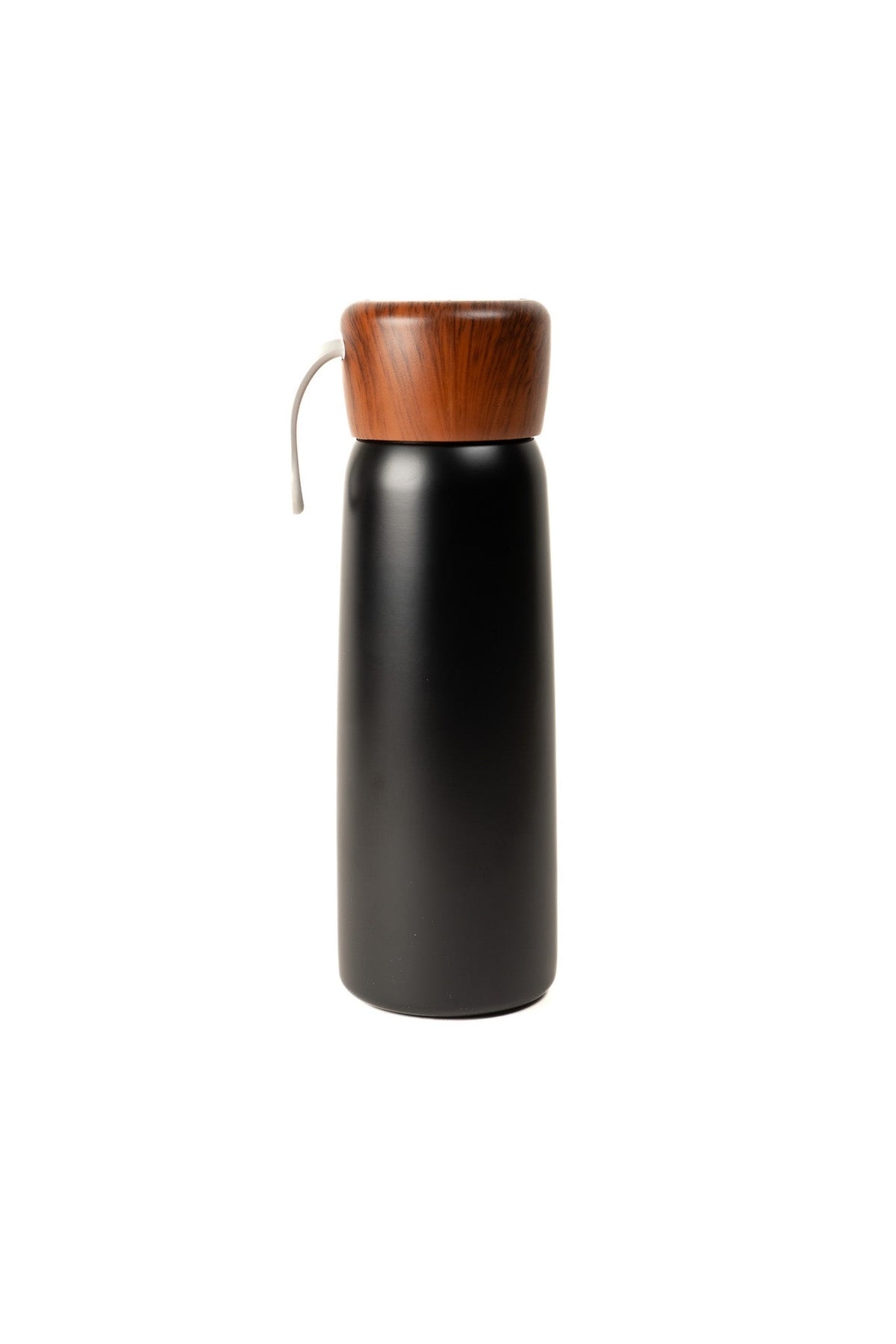 Black Insulated Tumbler With Wooden Lid – Online Only
