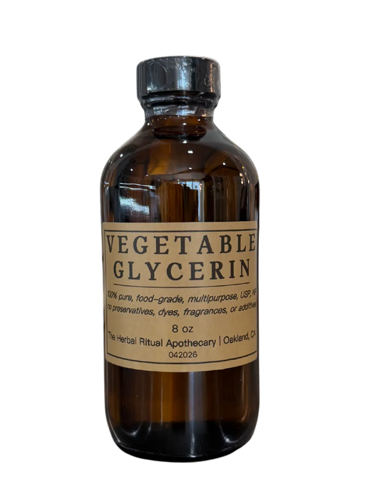 Vegetable Glycerin (8 oz glass bottle)