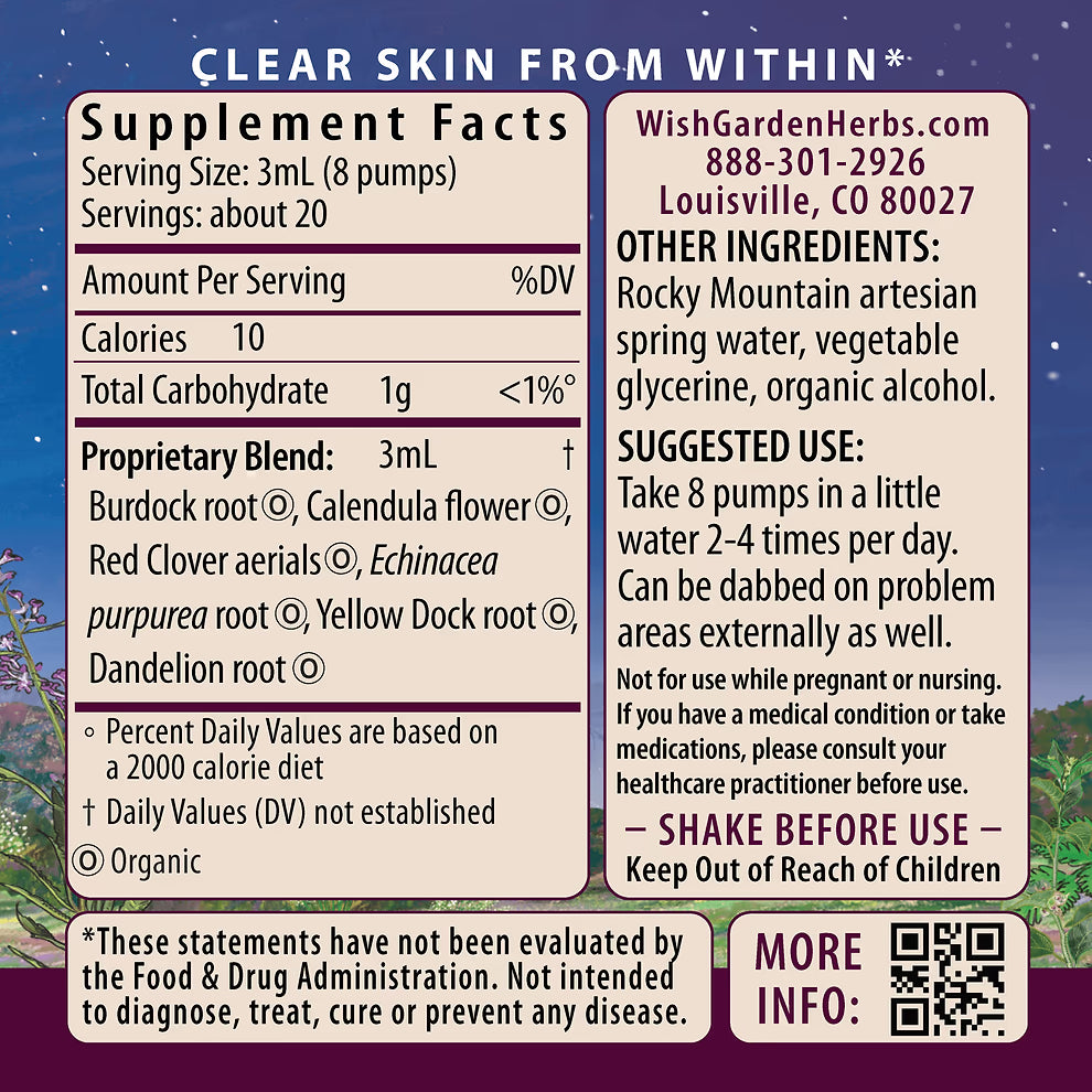 Wishgarden Herbs: Clear Complexion (2 oz)