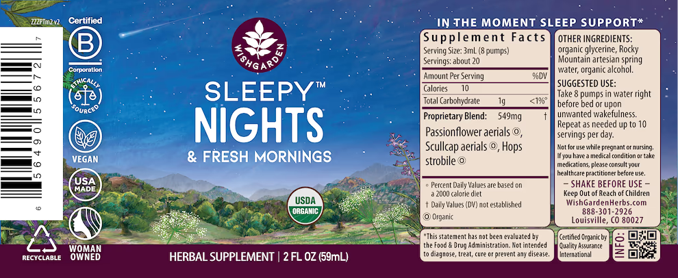 Wishgarden Herbs: Sleepy Nights (2 oz)