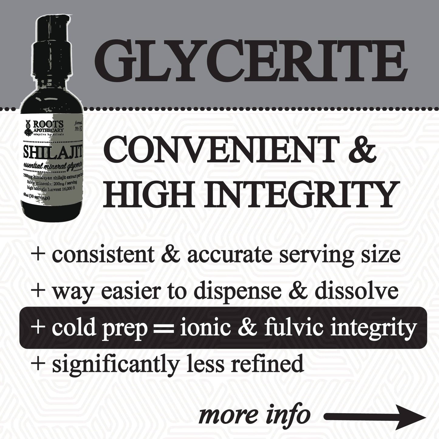 Roots Apothecary: Shilajit Glycerite (60 ml)