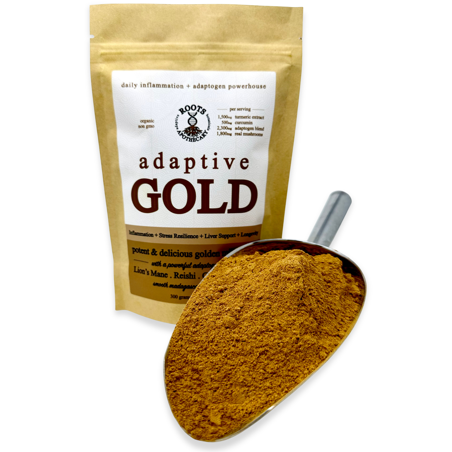 Roots Apothecary: Adaptive GOLD || Inflammation + Adaptogen || Golden Milk