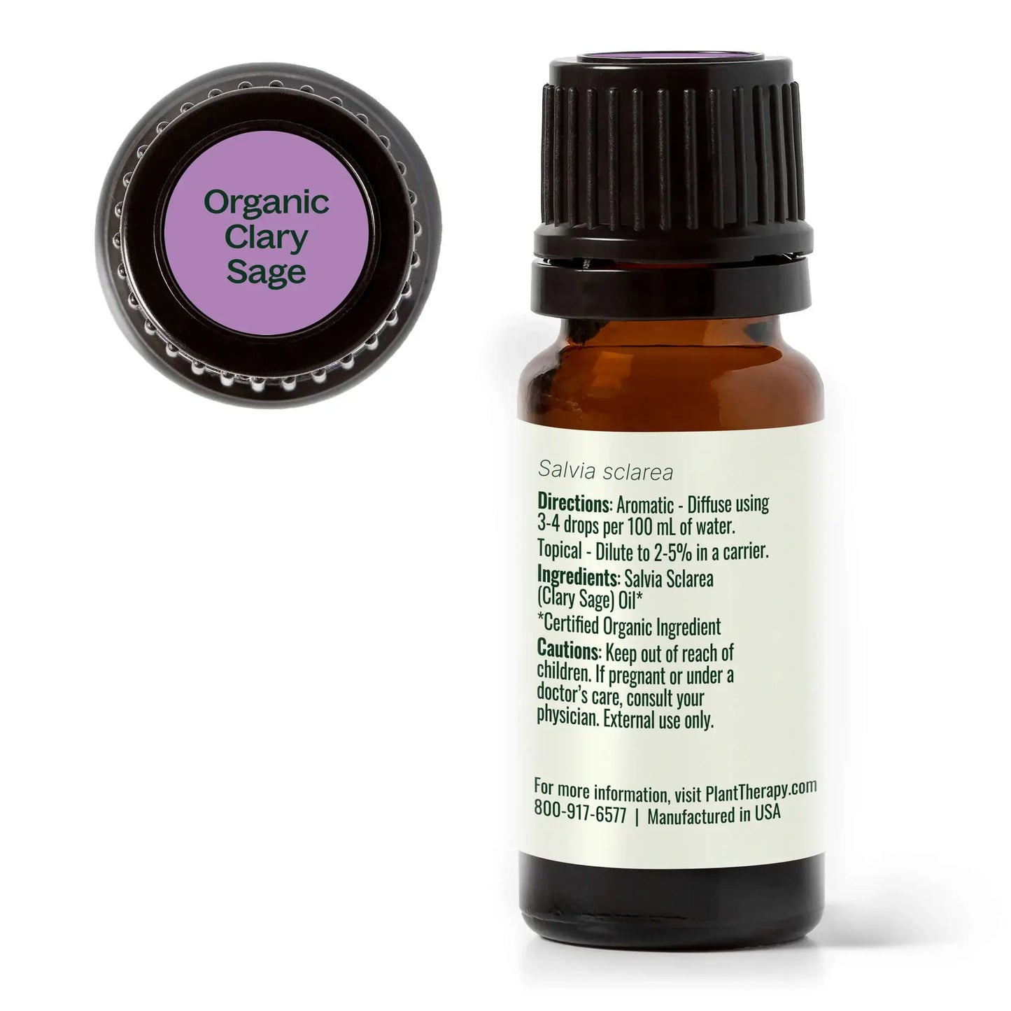Plant Therapy: Organic Clary Sage Essential Oil 10 mL