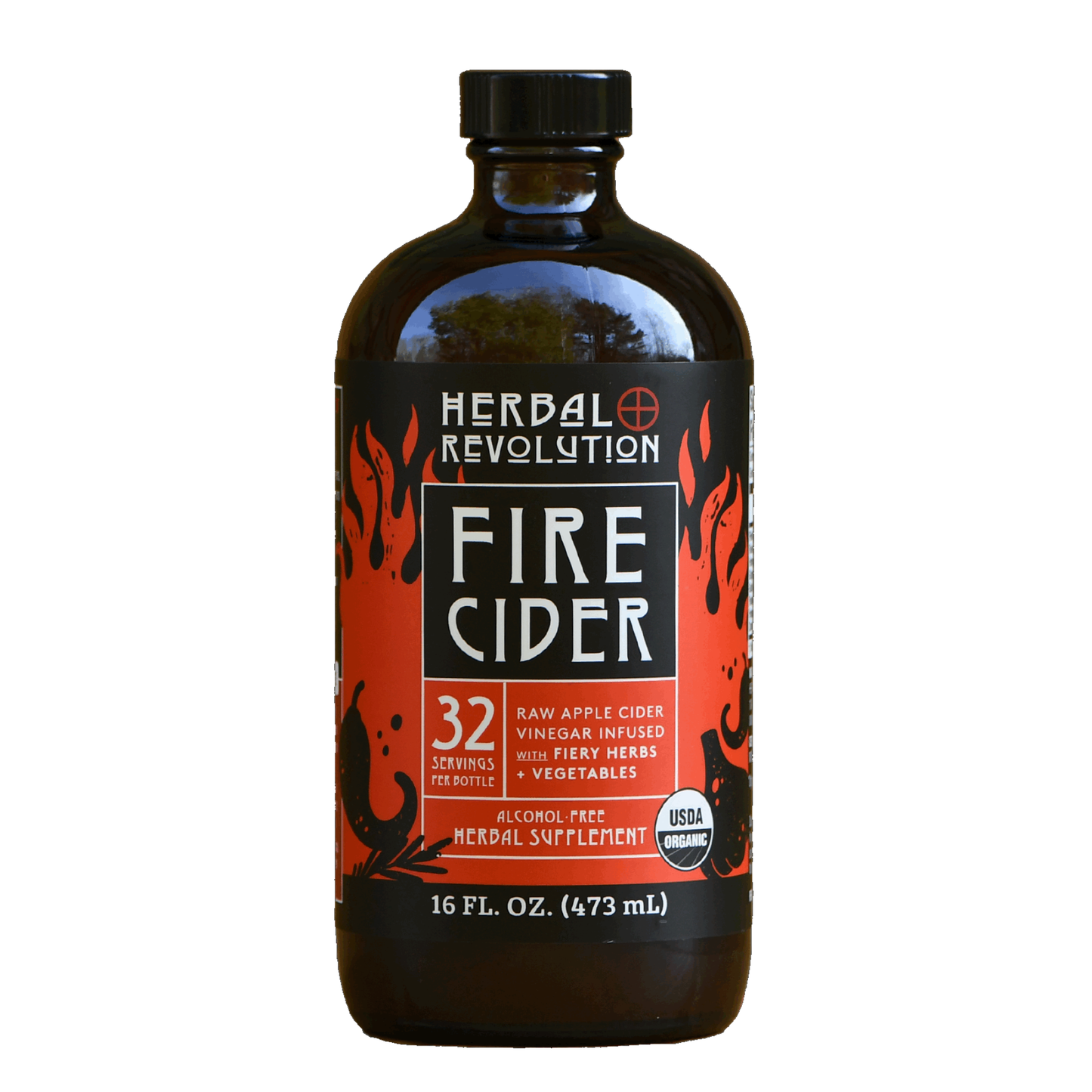 Fire Cider: Organic Raw Herbal ACV w/Mother Immune + Allergy