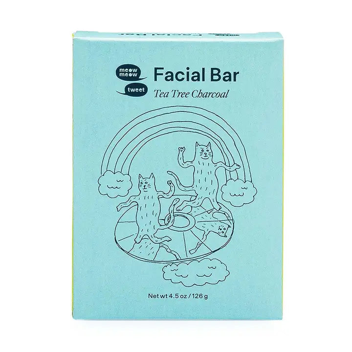 Meow Meow Tweet: Tea Tree & Charcoal Facial Bar