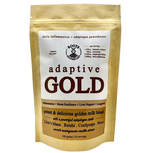 Roots Apothecary: Adaptive GOLD || Inflammation + Adaptogen || Golden Milk