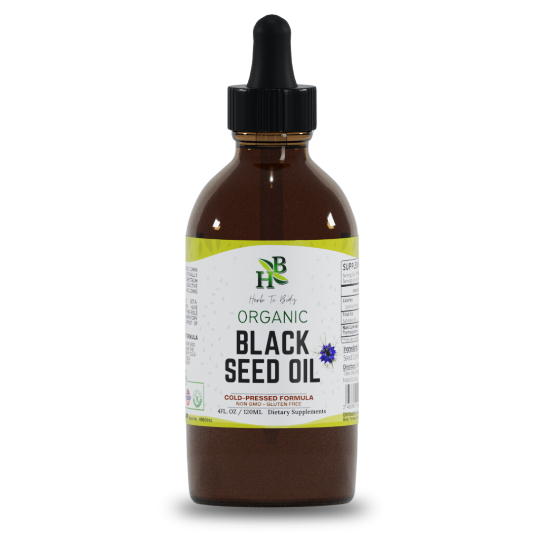 Herb to Body: Organic Black Seed Oil (Cold-Pressed)