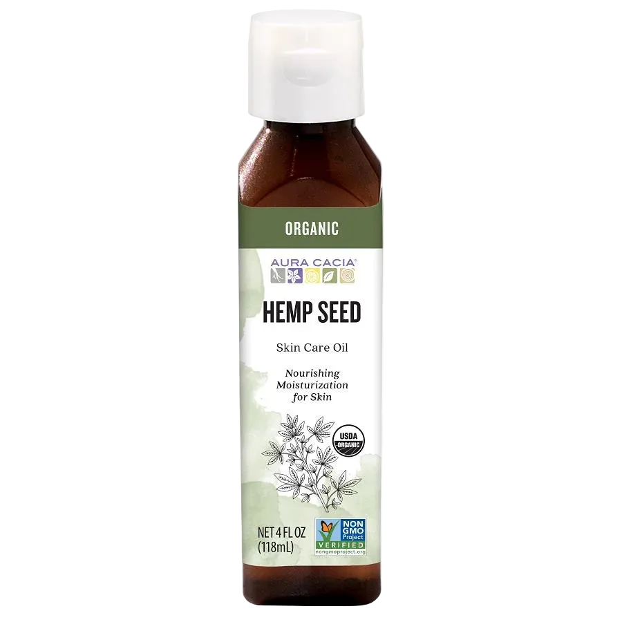 Aura Cacia: Hemp Seed Oil, Organic (4oz)