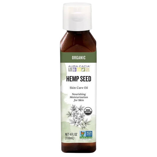 Aura Cacia: Hemp Seed Oil, Organic (4oz)