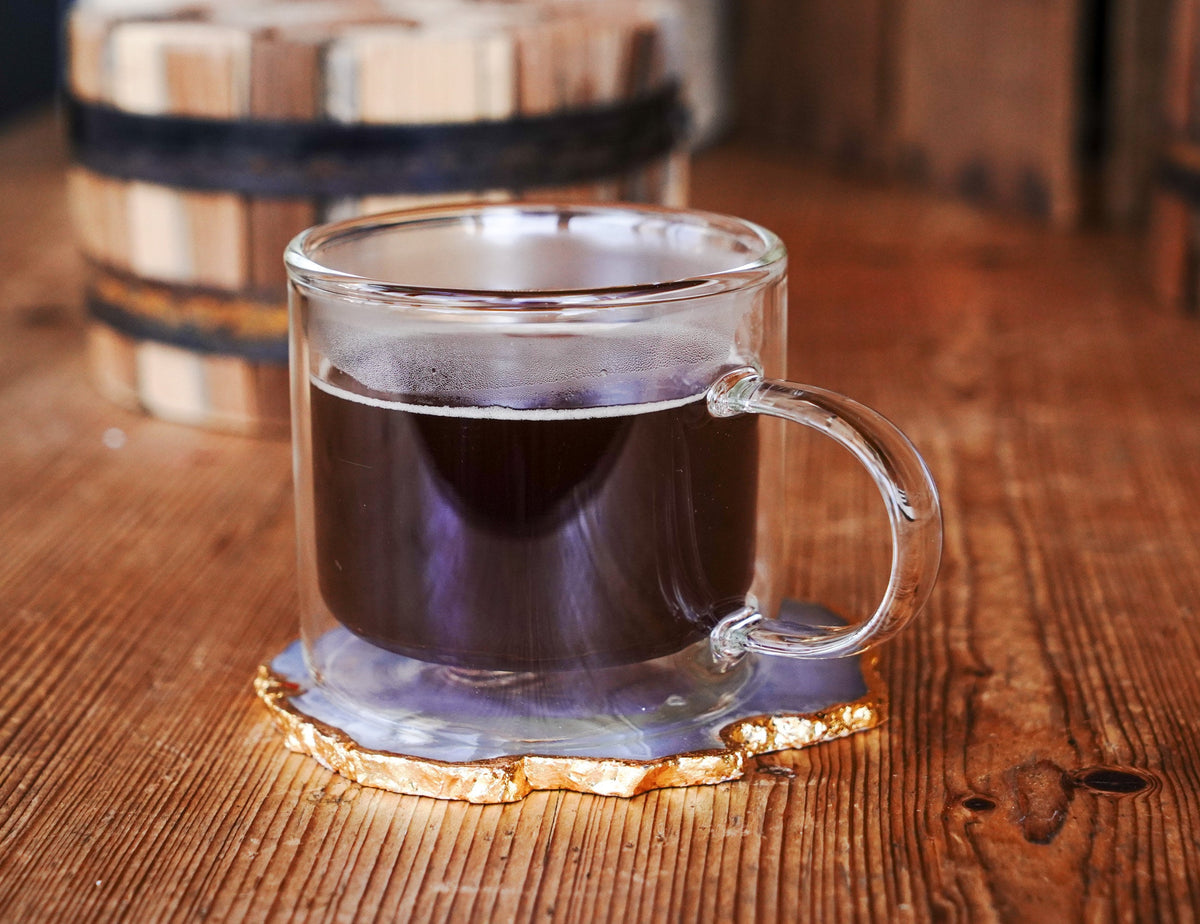 Straight Edge Double Walled Glass Tea Mug – Online Only