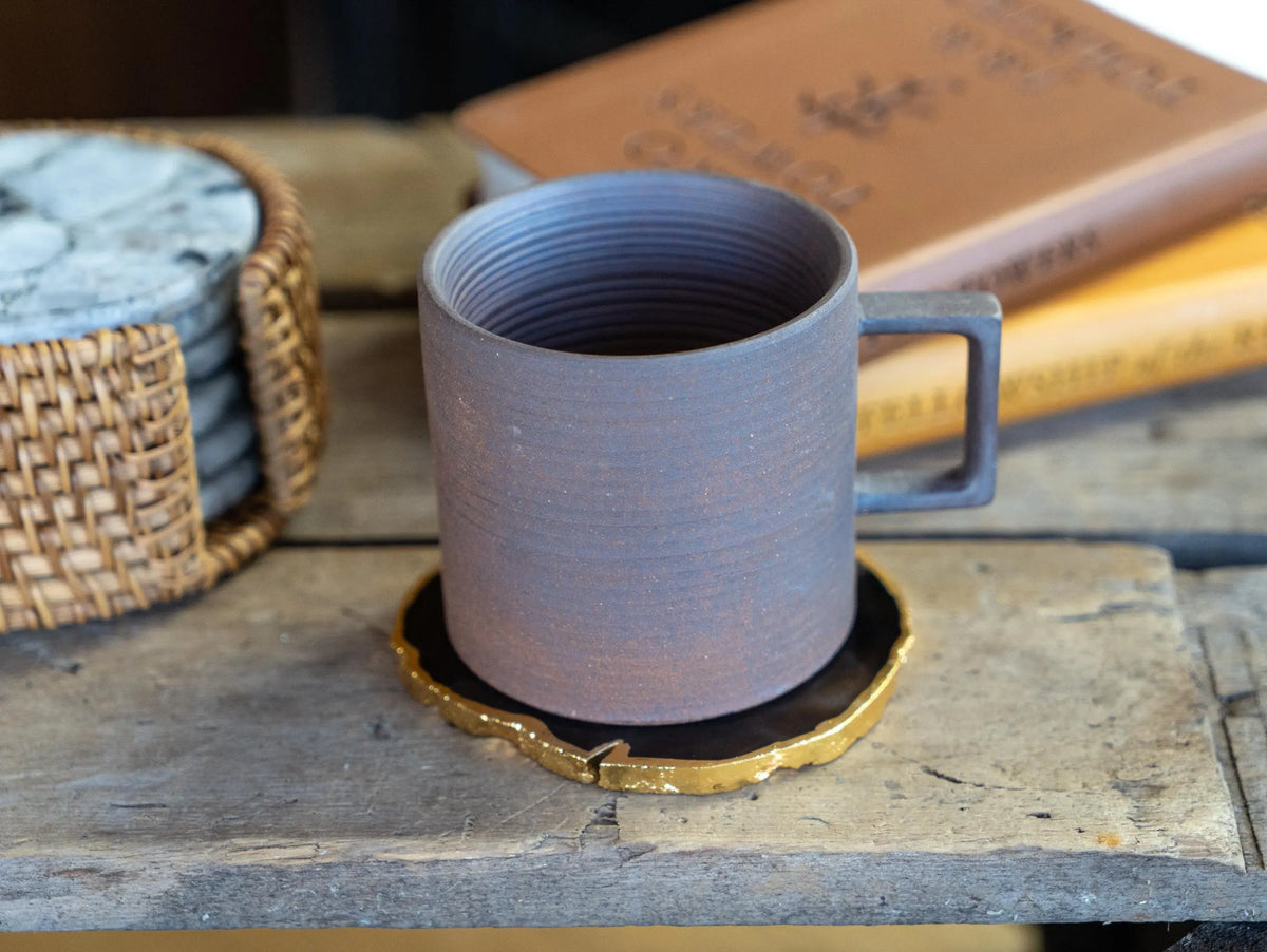 Rustic Ceramic Espresso Mug | Handmade Minimalist Stoneware Cup | Modern Pottery Tea Mug – Online Only