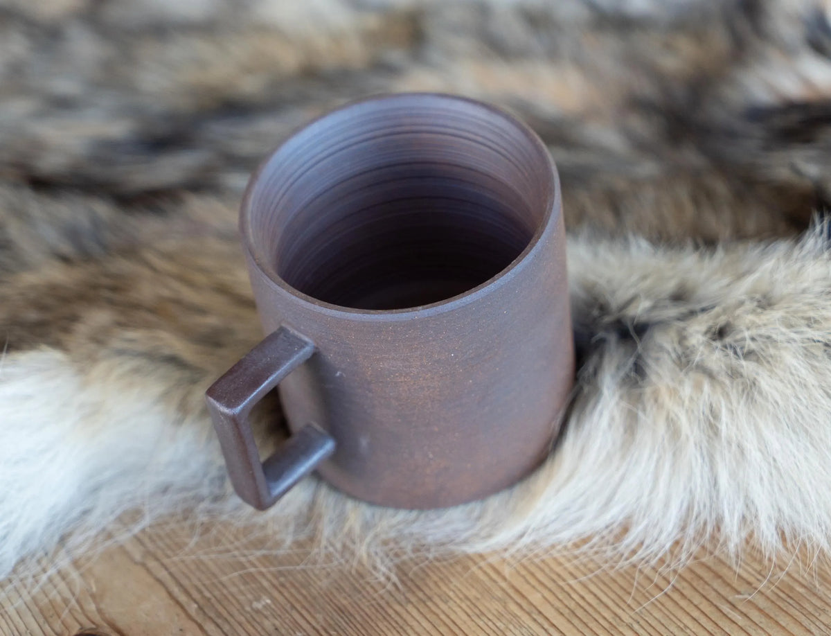 Rustic Ceramic Espresso Mug | Handmade Minimalist Stoneware Cup | Modern Pottery Tea Mug – Online Only