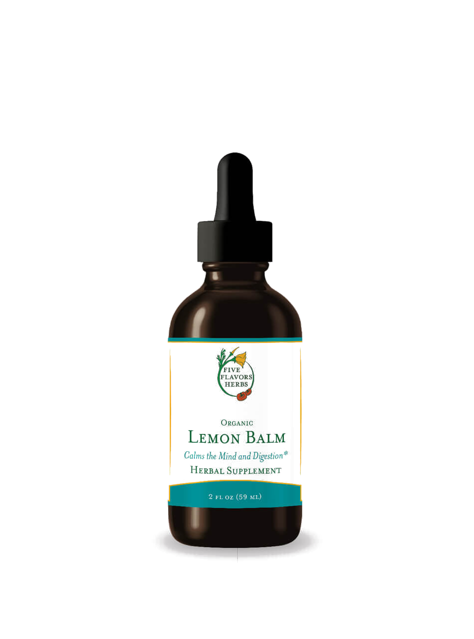 FFH Lemon Balm Tincture 2oz - transparent background