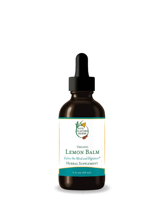 FFH Lemon Balm Tincture 2oz - transparent background
