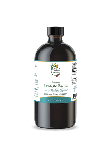 FFH Lemon Balm Tincture 8oz - transparent background