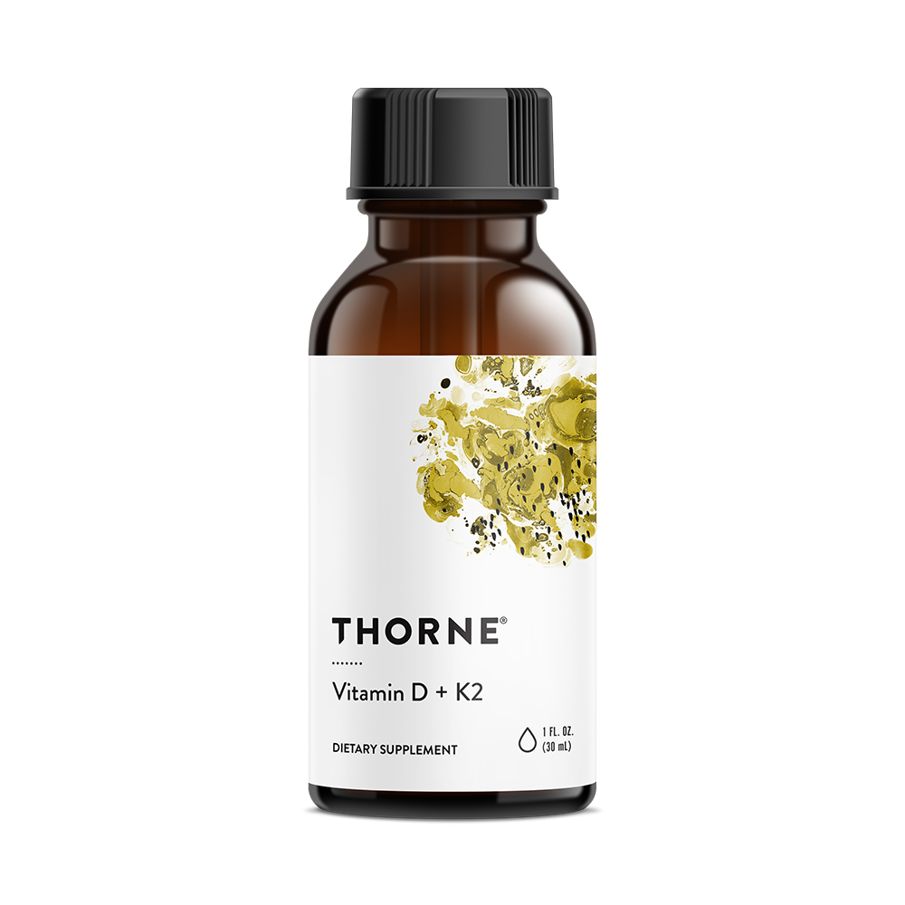 Thorne: Vitamin D + K2 Liquid (30 mL)
